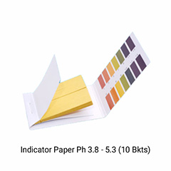 Indicator Paper Ph 3.8 - 5.3 (10 Bkts)